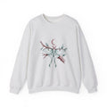 Matching Couple Sweatshirt - Butterfly & Moth Matching Couple Premium Fleece Sweatshirt Hand-Drawn Art His Hers Anniversary Gift - Design B
