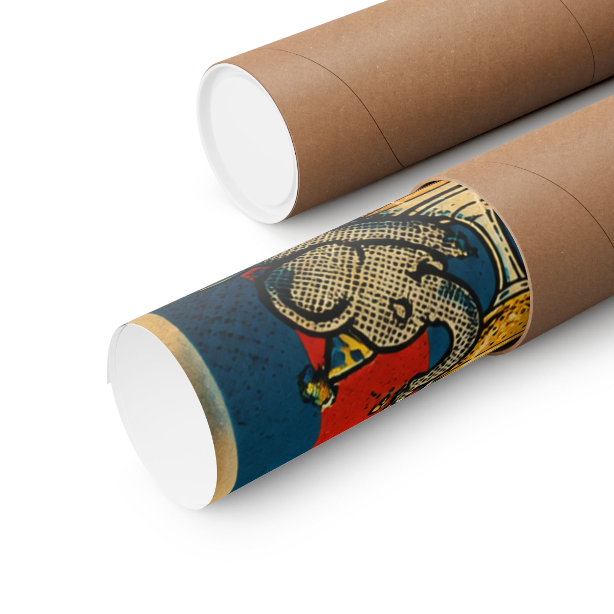 Champagne Tower Elephants Wall Art Poster 24×36 Pop Art Restaurant Decor Maximalist Print