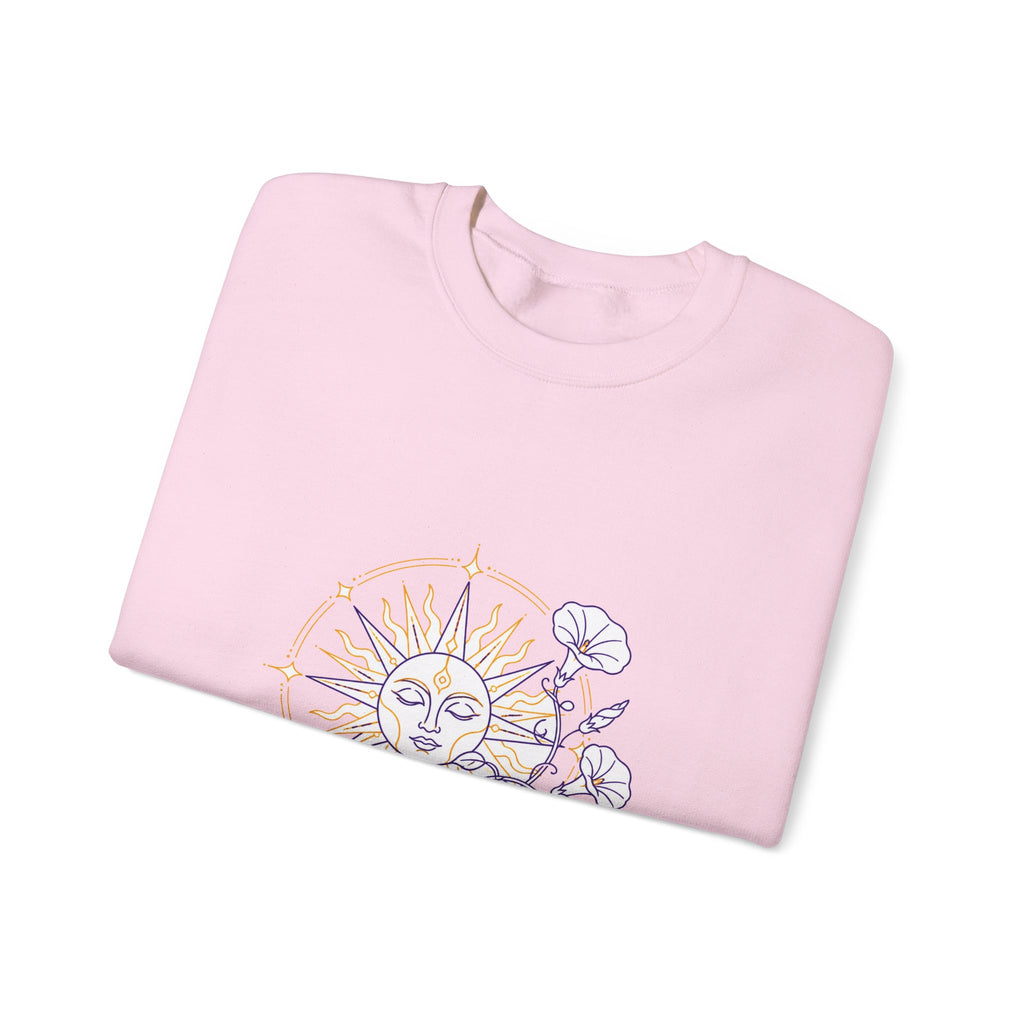 Matching Couple Sweatshirt - Sun & Moon Matching Couple Comfort Colors Crew Minimalist Art His Hers Christmas Gift - Design B