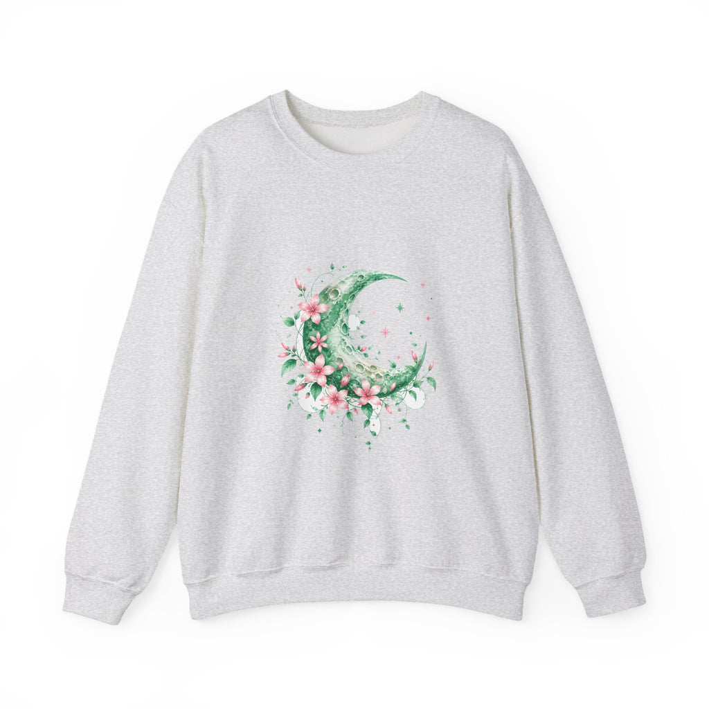 Matching Couple Sweatshirt - Sun & Moon Matching Couple Premium Fleece Sweatshirt Watercolor Art His Hers Birthday Gift - Design A