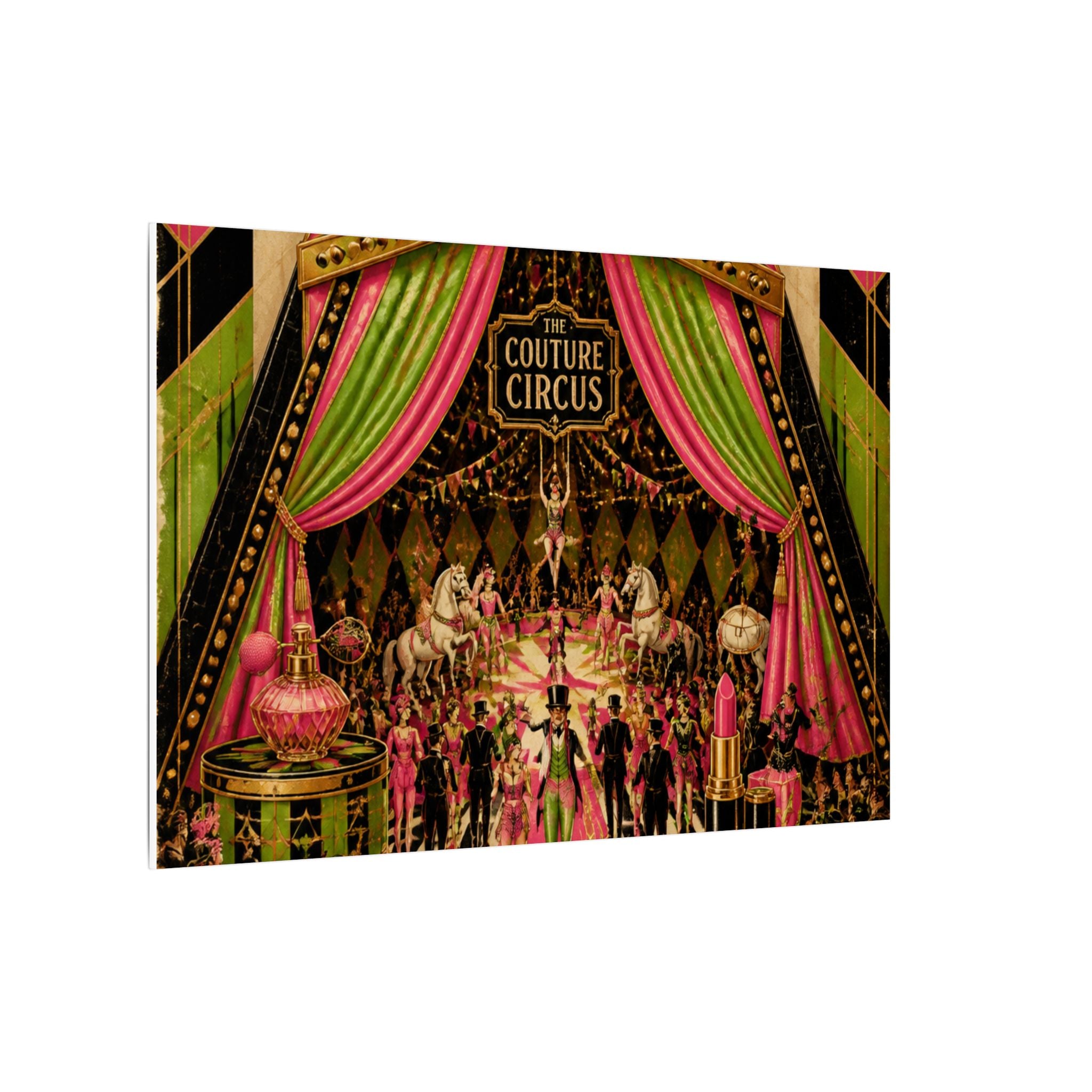 Handbag Big Top Wall Art Canvas 16×20 Art Deco Entryway Decor Maximalist Print