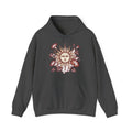 Matching Couple Sweatshirt - Sun & Moon Matching Couple Hooded Sweatshirt Hand-Drawn Art His Hers Best Friend Gift - Design B