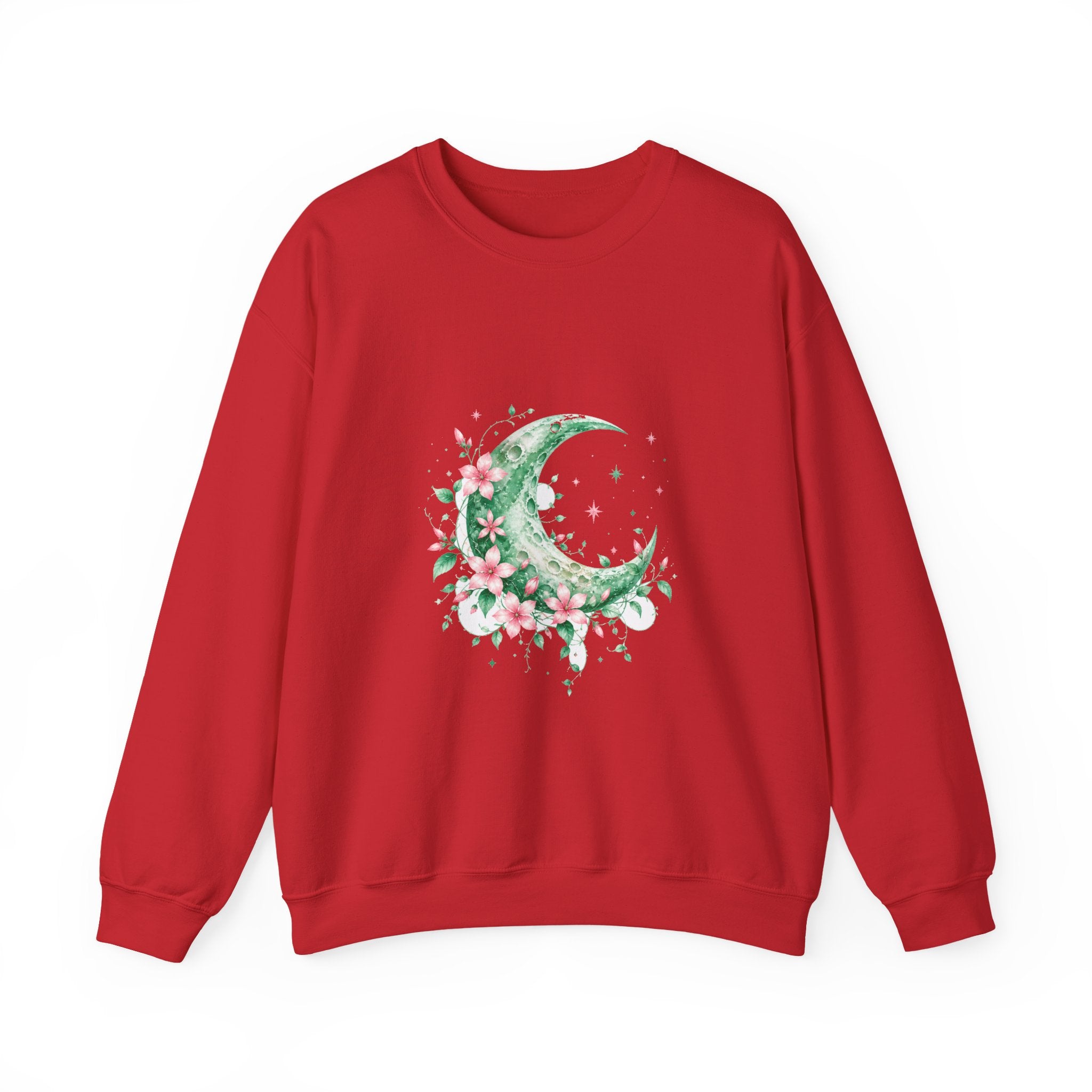 Matching Couple Sweatshirt - Sun & Moon Matching Couple Premium Fleece Sweatshirt Watercolor Art His Hers Birthday Gift - Design A