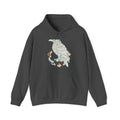 Matching Couple Sweatshirt - Huginn & Muninn Matching Couple Hooded Sweatshirt Minimalist Art His Hers Valentine Gift - Design A
