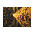 Film Camera Projector Show Wall Art Canvas 24×36 Art Deco Bar Area Decor Maximalist Print