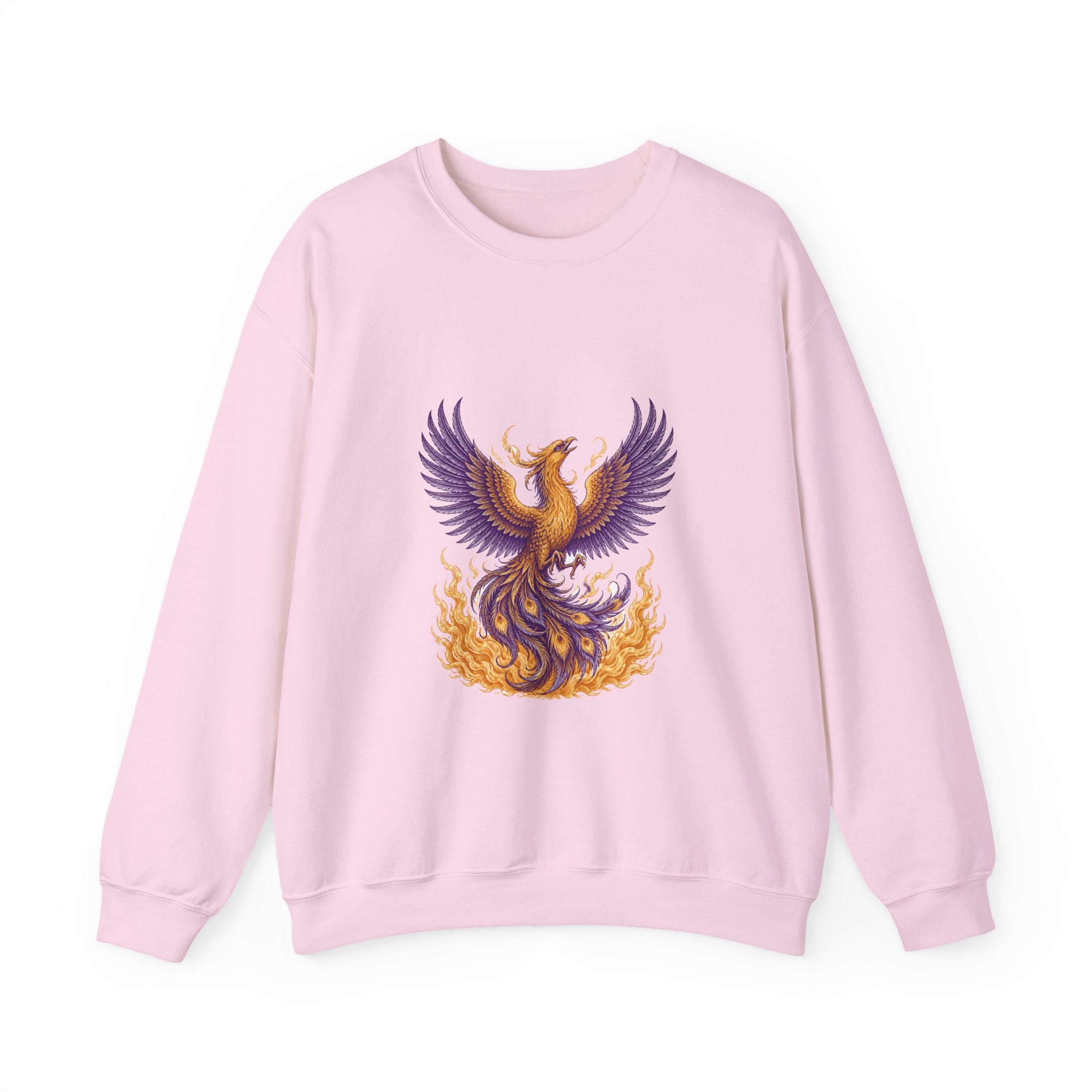 Matching Couple Sweatshirt - Dragon & Phoenix Matching Couple Comfort Colors Crew Vintage Art His Hers Honeymoon Gift - Design B
