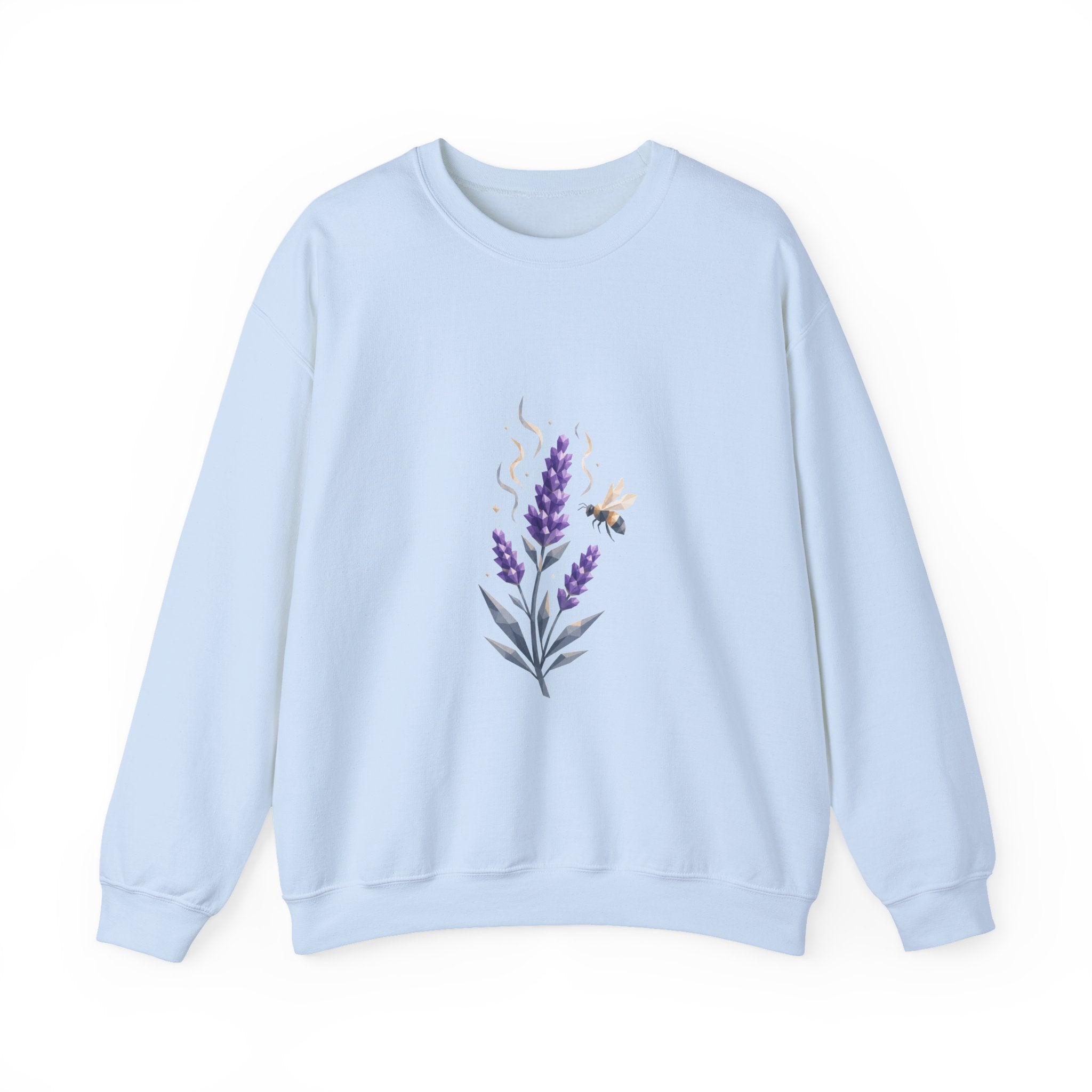 Matching Couple Sweatshirt - Lavender & Thistle Matching Couple Comfort Colors Crew Geometric Art His Hers Love Gift - Design A