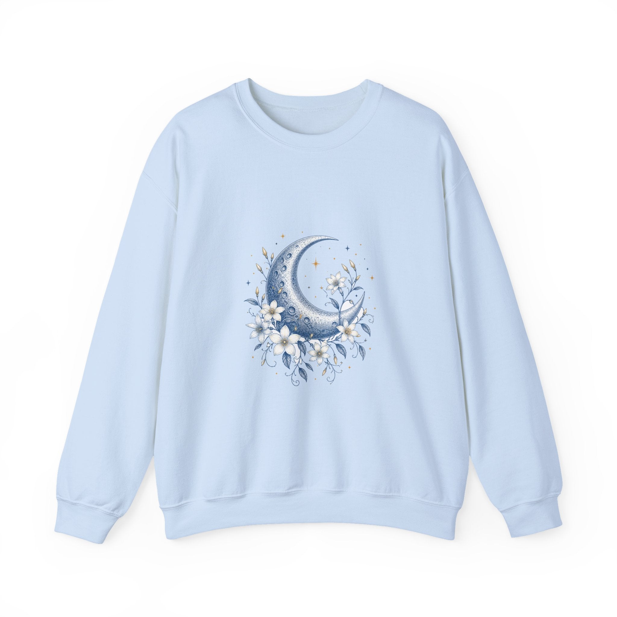 Matching Couple Sweatshirt - Sun & Moon Matching Couple Comfort Colors Crew Vintage Art His Hers Honeymoon Gift - Design A