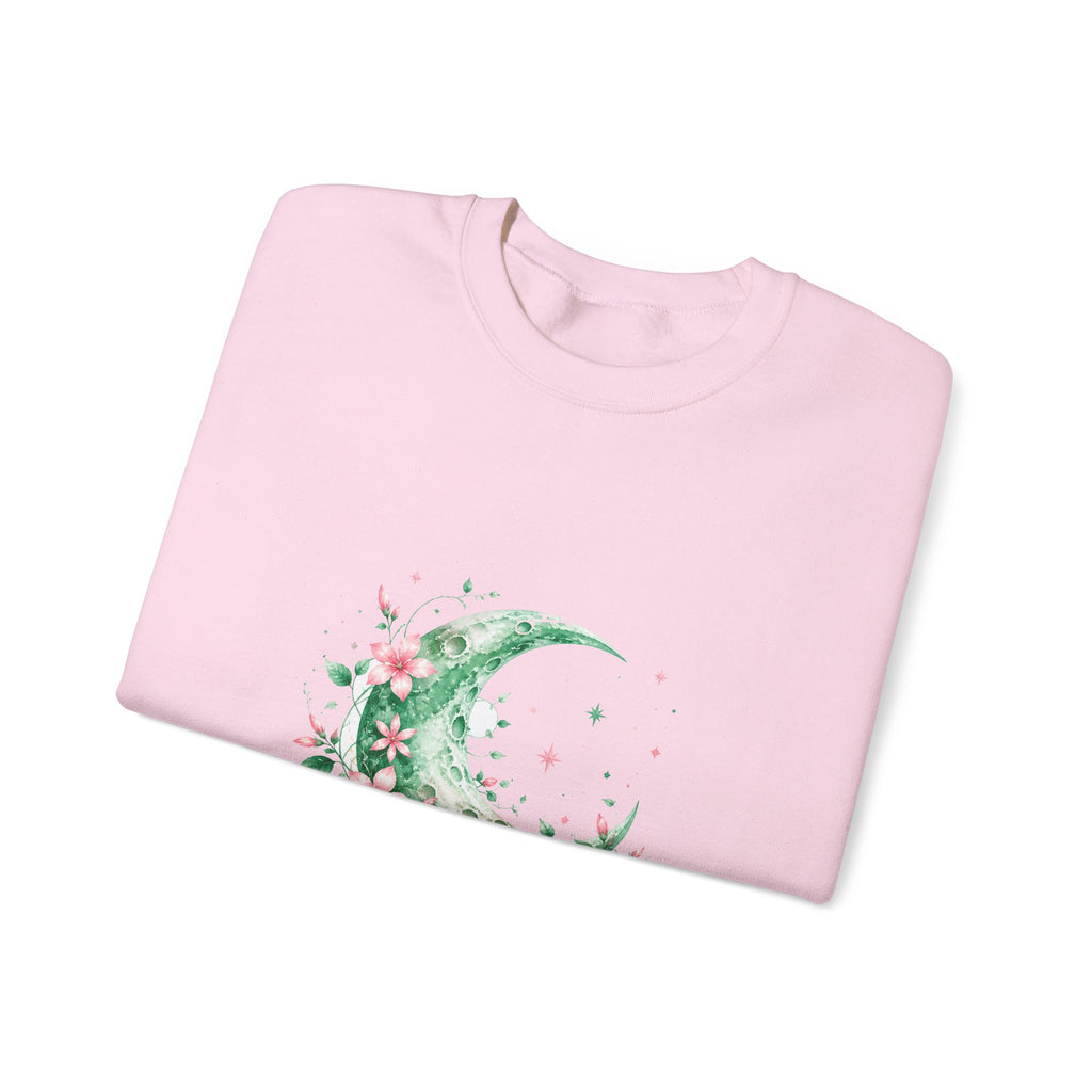 Matching Couple Sweatshirt - Sun & Moon Matching Couple Premium Fleece Sweatshirt Watercolor Art His Hers Birthday Gift - Design A
