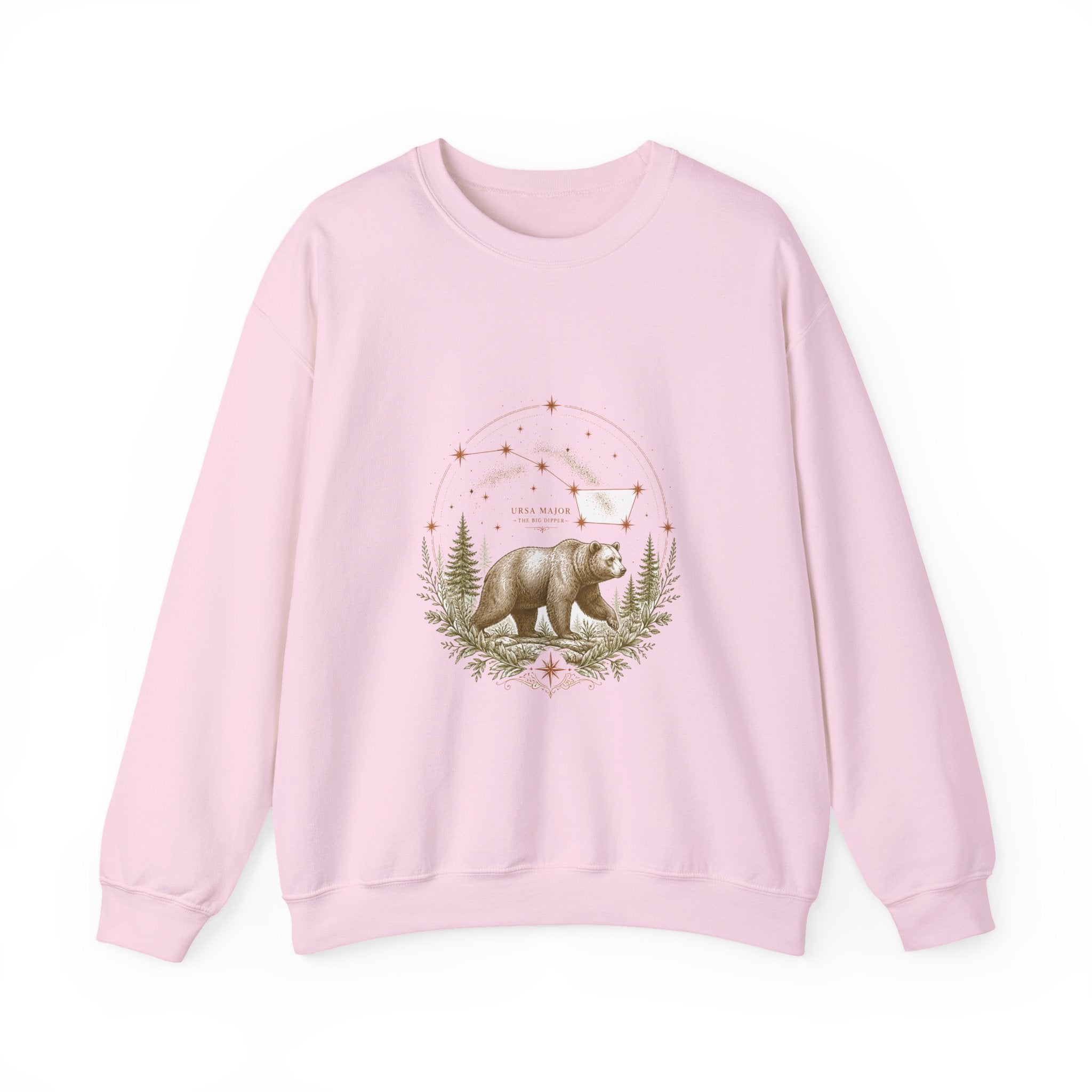 Matching Couple Sweatshirt - Big & Little Dipper Matching Couple Crewneck Sweatshirt Vintage Art His Hers Wedding Gift - Design A