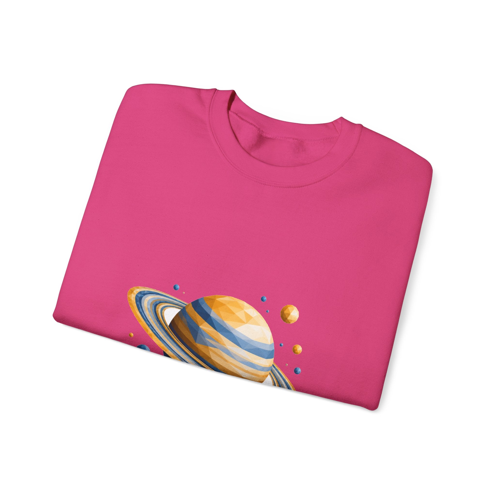 Matching Couple Sweatshirt - Saturn & Jupiter Matching Couple Comfort Colors Crew Geometric Art His Hers Love Gift - Design A