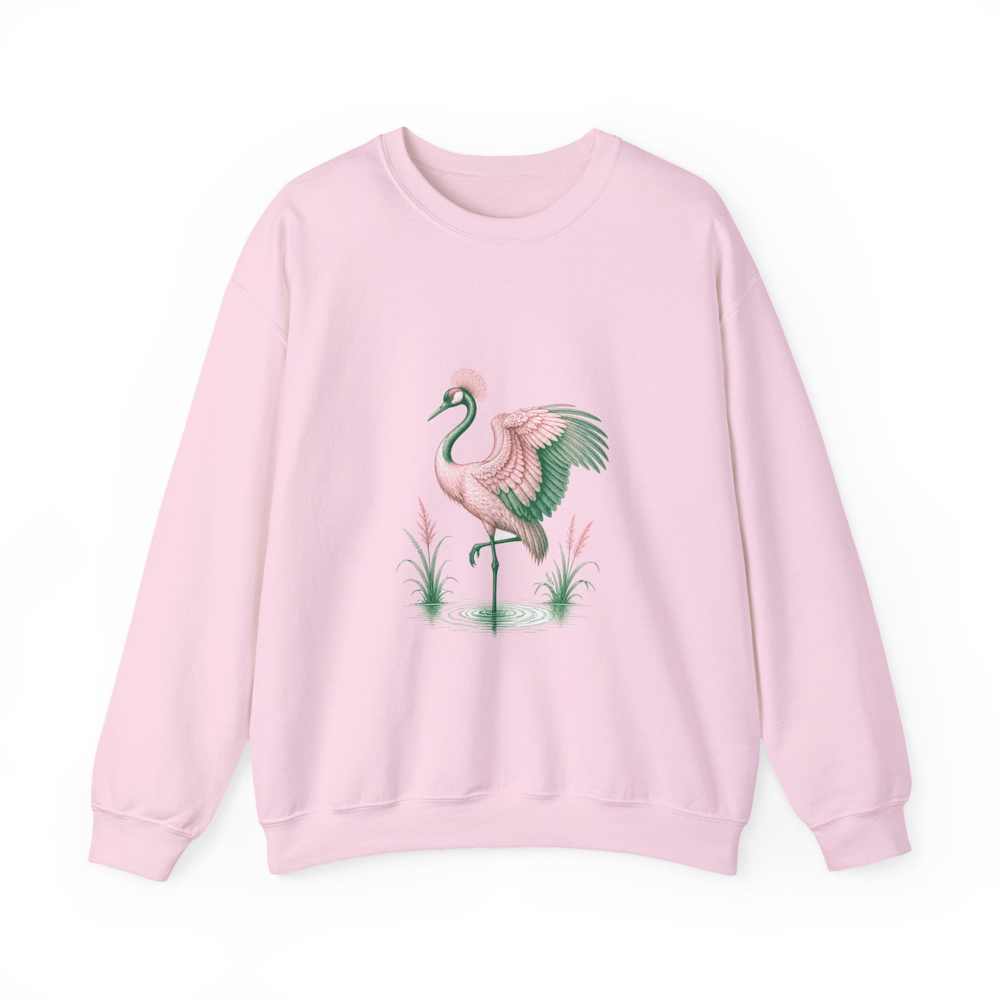 Matching Couple Sweatshirt - Tiger & Crane Matching Couple Comfort Colors Crew Vintage Art His Hers Honeymoon Gift - Design B