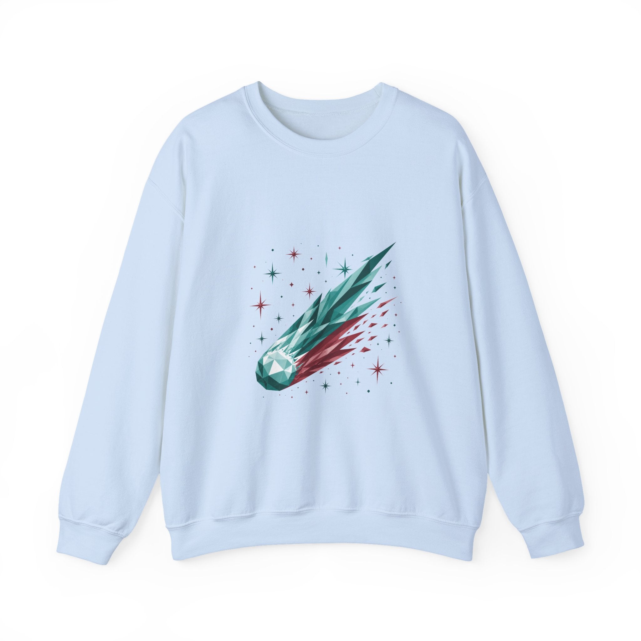 Matching Couple Sweatshirt - Comet & Asteroid Matching Couple Comfort Colors Crew Geometric Art His Hers Love Gift - Design A