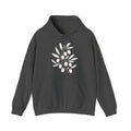 Matching Couple Sweatshirt - Olive Branch & Fig Matching Couple Hooded Sweatshirt Minimalist Art His Hers Valentine Gift - Design A
