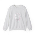 Matching Couple Sweatshirt - Waxing & Waning Moon Matching Couple Comfort Colors Crew Minimalist Art His Hers Christmas Gift - Design B