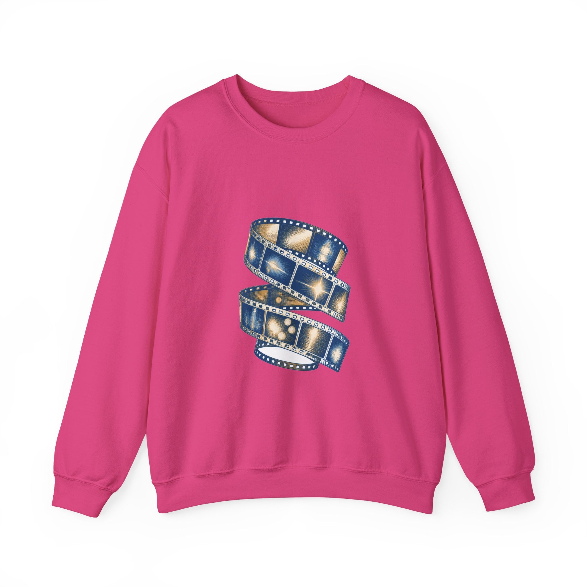Matching Couple Sweatshirt - Camera & Film Matching Couple Crewneck Sweatshirt Hand-Drawn Art His Hers Best Friend Gift - Design B