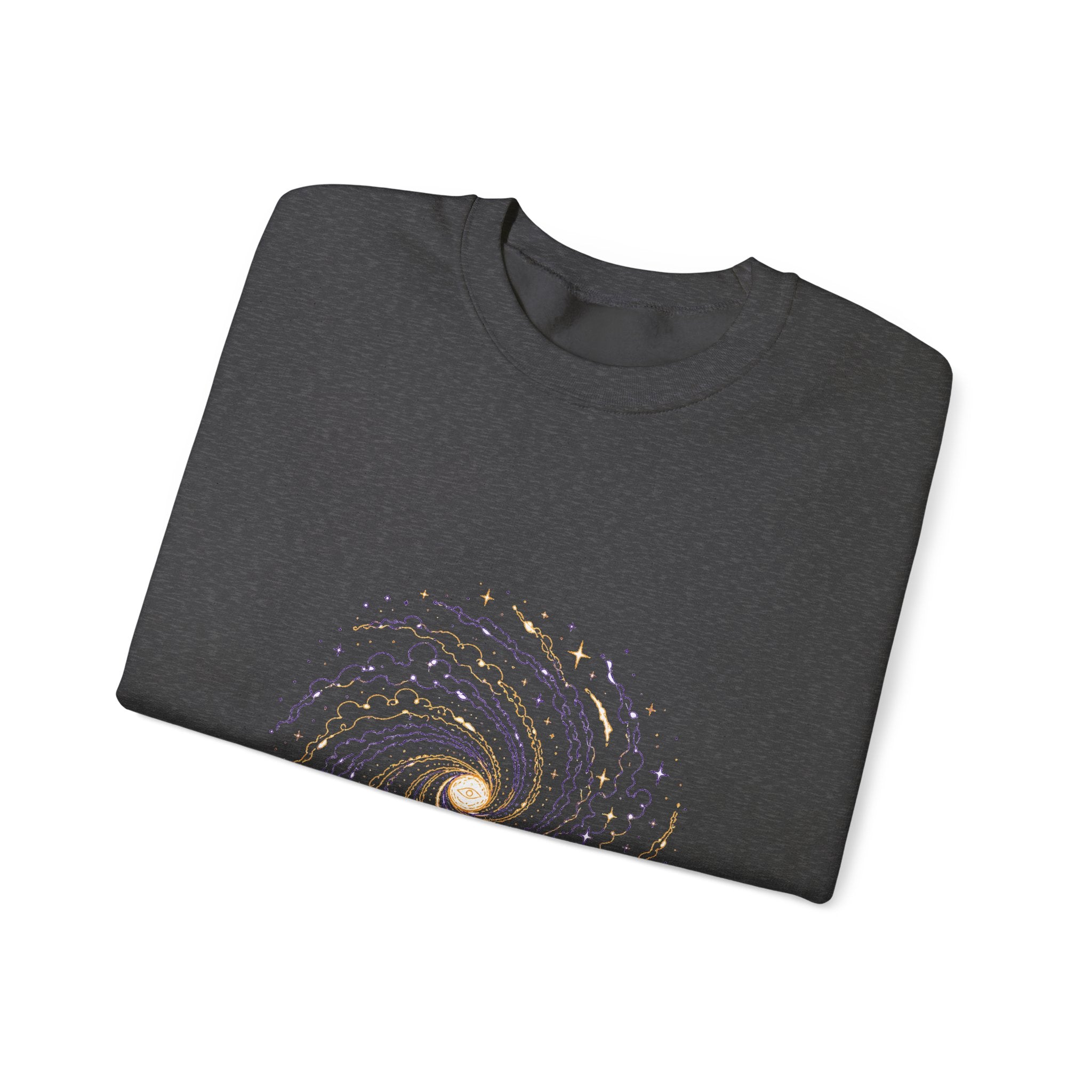 Matching Couple Sweatshirt - Galaxy & Supernova Matching Couple Crewneck Sweatshirt Minimalist Art His Hers Valentine Gift - Design A