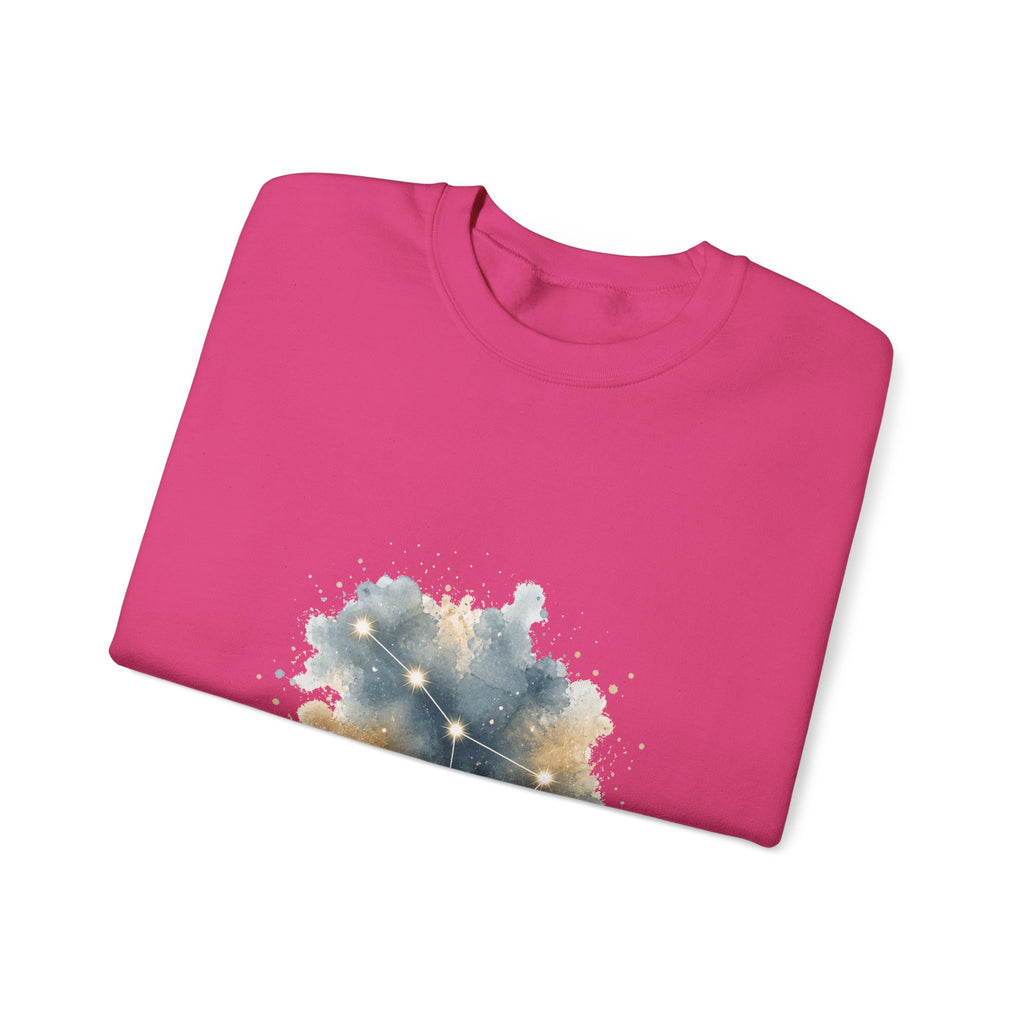 Matching Couple Sweatshirt - Big & Little Dipper Matching Couple Premium Fleece Sweatshirt Watercolor Art His Hers Birthday Gift - Design A