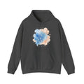 Matching Couple Sweatshirt - Big & Little Dipper Matching Couple Hooded Sweatshirt Watercolor Art His Hers Engagement Gift - Design B