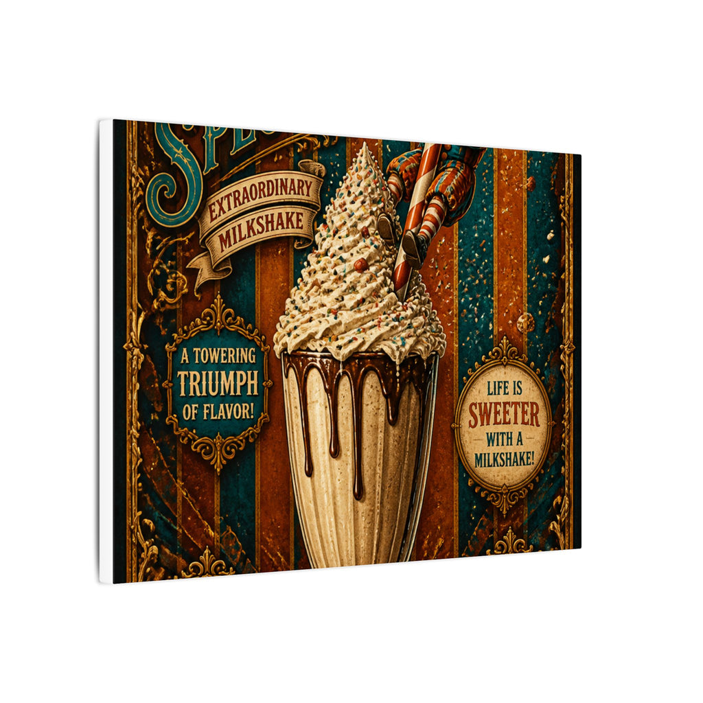 Milkshake Slide Clown Wall Art Canvas 24×36 Baroque Studio Decor Maximalist Print