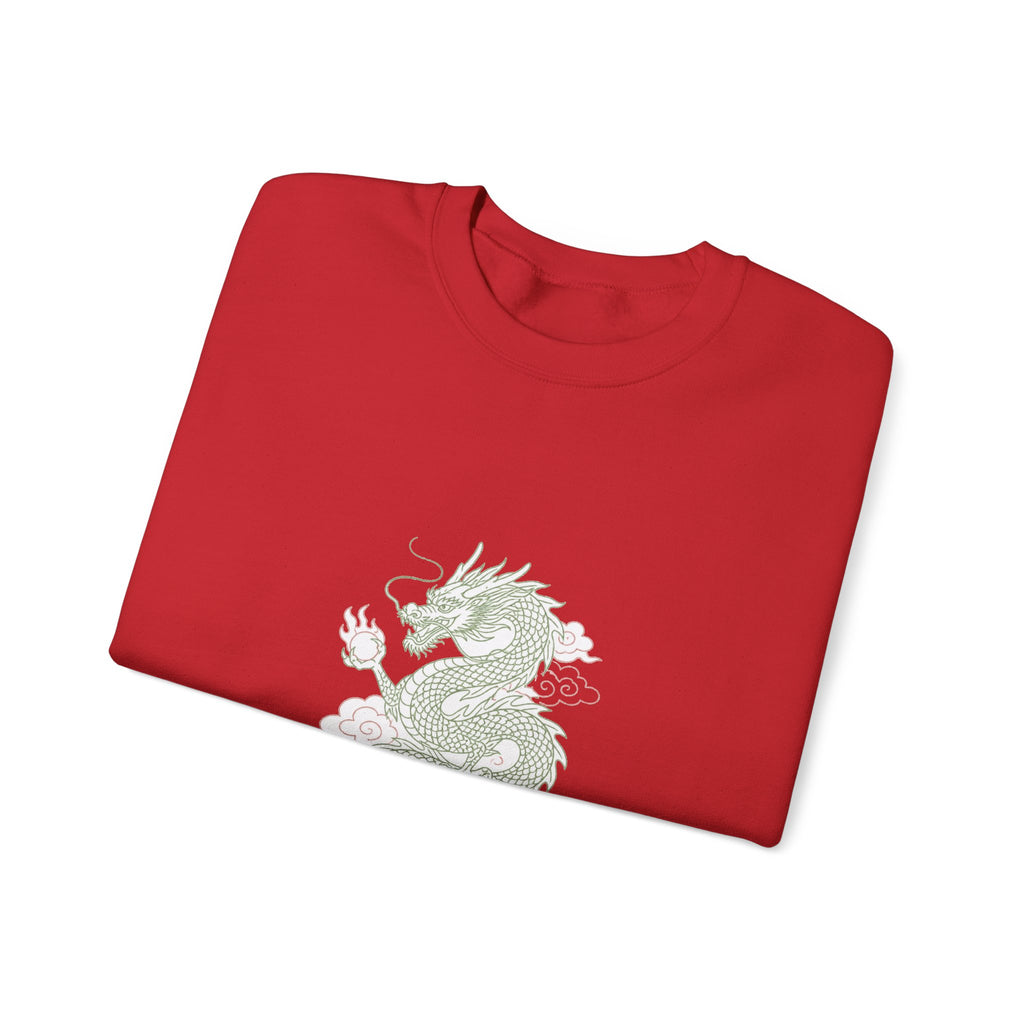 Matching Couple Sweatshirt - Dragon & Phoenix Matching Couple Premium Fleece Sweatshirt Minimalist Art His Hers Christmas Gift - Design A
