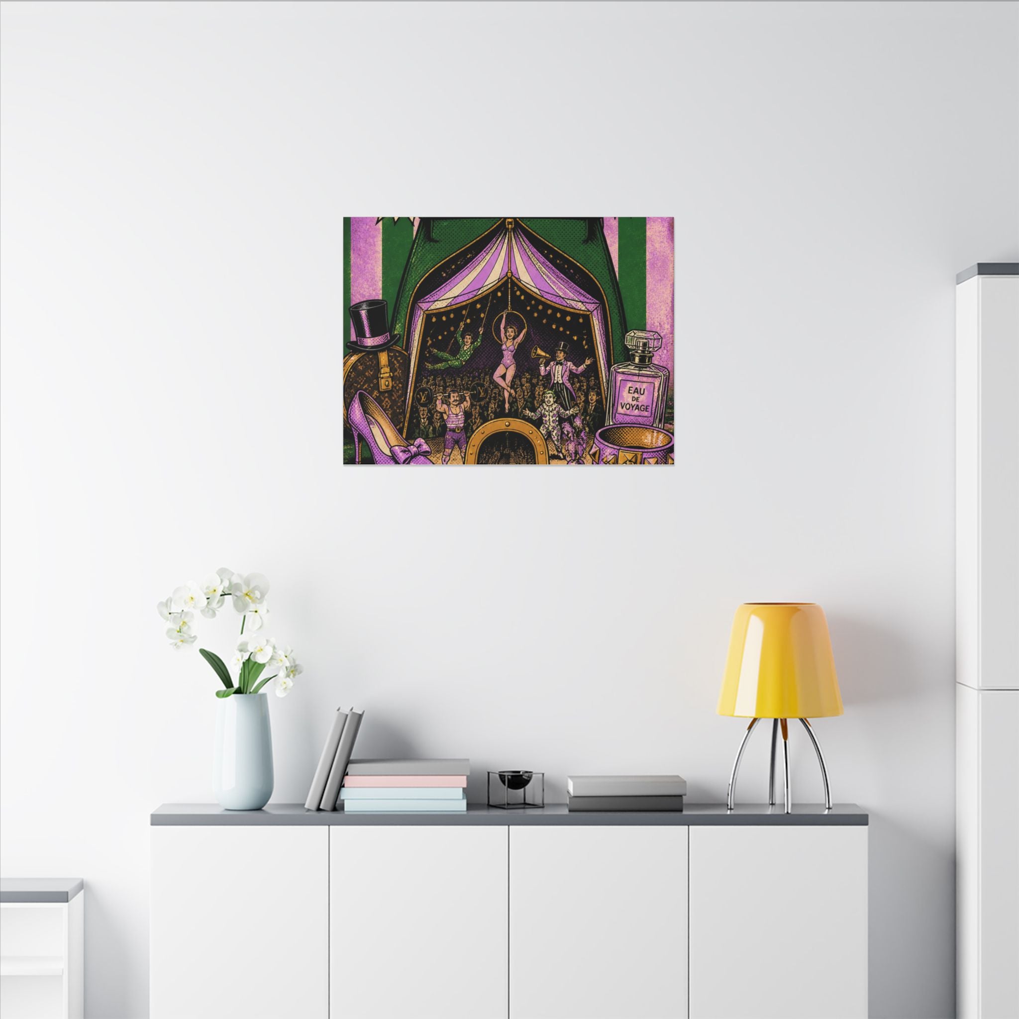 Handbag Big Top Wall Art Canvas 16×20 Pop Art Living Room Decor Maximalist Print