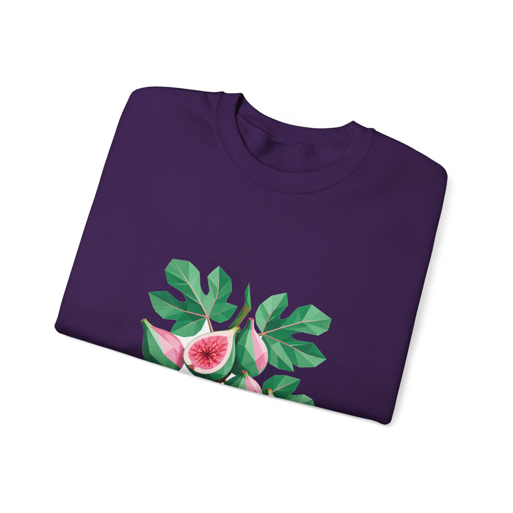 Matching Couple Sweatshirt - Olive Branch & Fig Matching Couple Comfort Colors Crew Geometric Art His Hers Love Gift - Design B