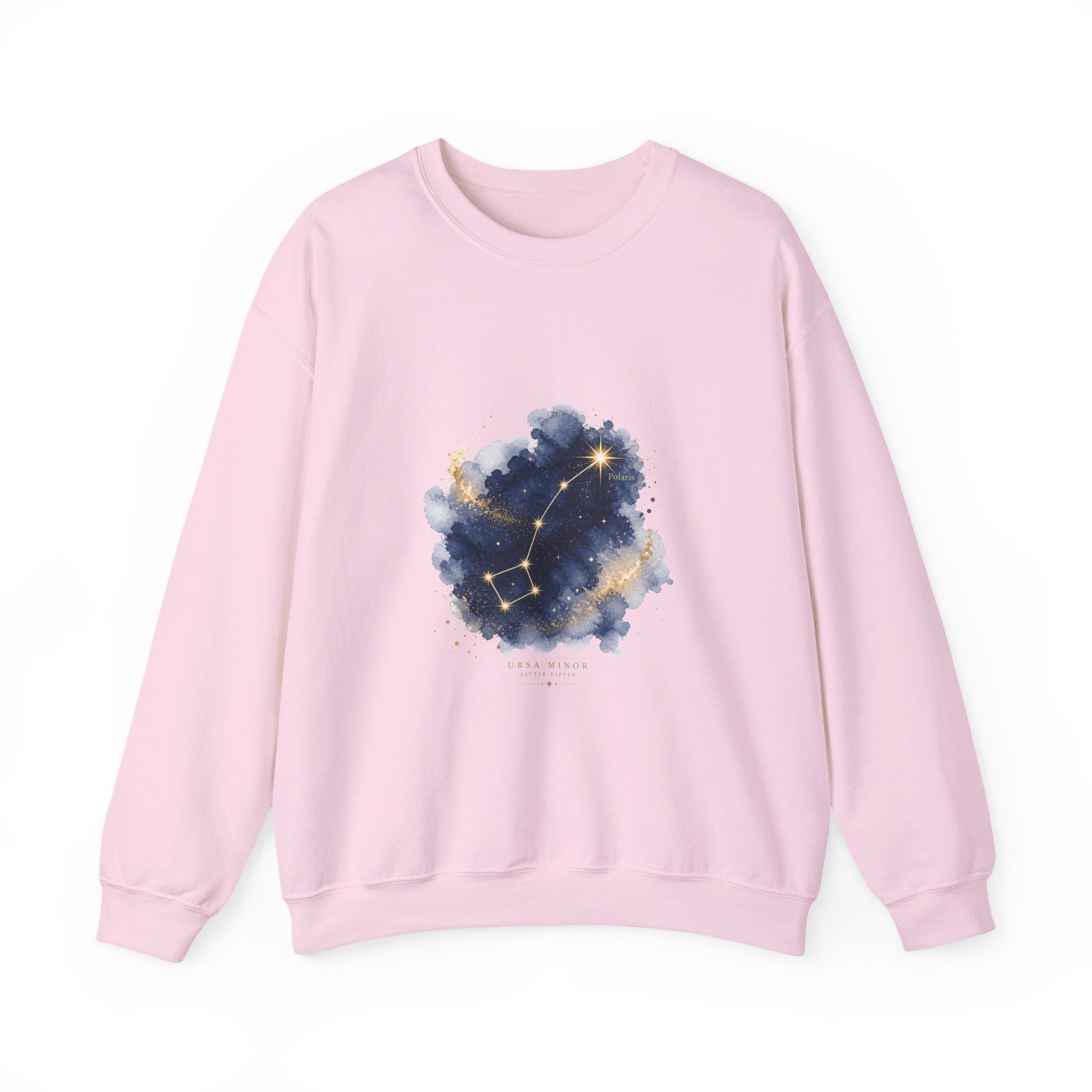 Matching Couple Sweatshirt - Big & Little Dipper Matching Couple Comfort Colors Crew Watercolor Art His Hers Birthday Gift - Design B