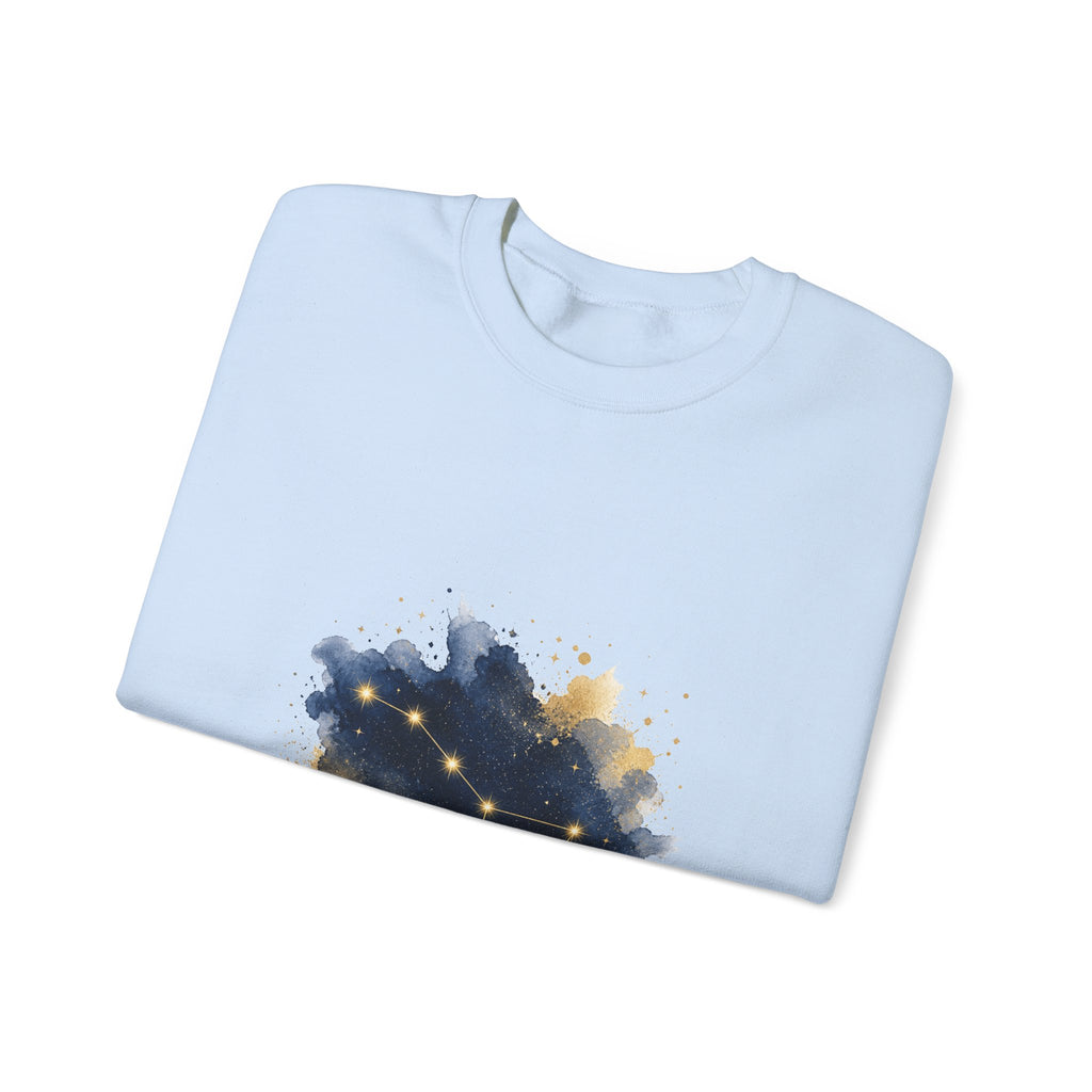 Matching Couple Sweatshirt - Big & Little Dipper Matching Couple Comfort Colors Crew Watercolor Art His Hers Birthday Gift - Design A