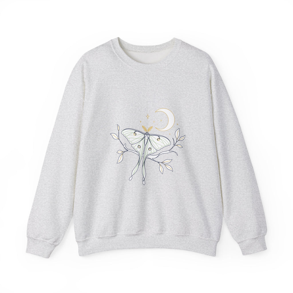 Matching Couple Sweatshirt - Butterfly & Moth Matching Couple Premium Fleece Sweatshirt Minimalist Art His Hers Christmas Gift - Design B