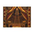 Giraffe on Stilts Wall Art Canvas 16×20 Baroque Home Office Decor Maximalist Print