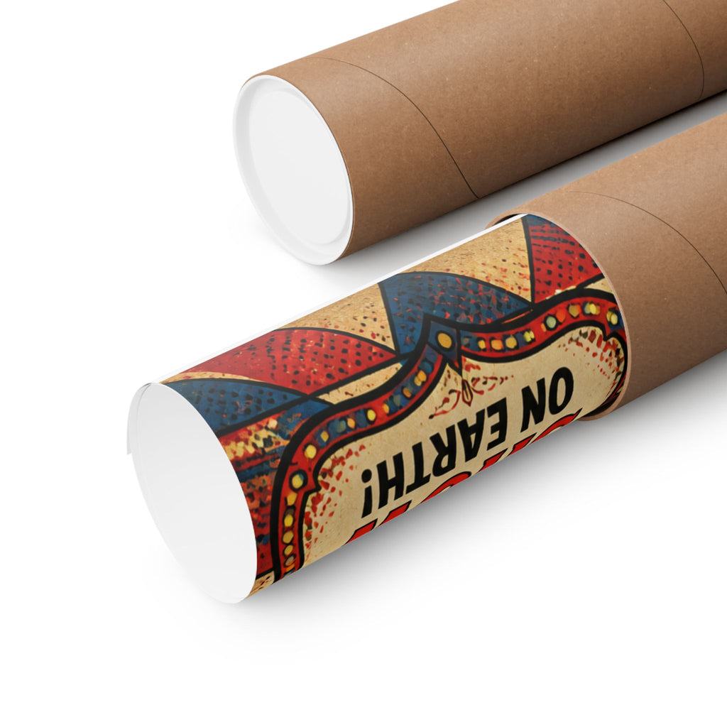 Lipstick Cannon Wall Art Poster 24×36 Pop Art Restaurant Decor Maximalist Print