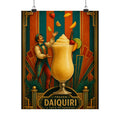 Daiquiri Fruit Juggler Wall Art Poster 24×36 Art Deco Bar Area Decor Maximalist Print
