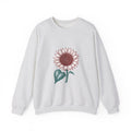 Matching Couple Sweatshirt - Sunflower & Moonflower Matching Couple Premium Fleece Sweatshirt Vintage Art His Hers Honeymoon Gift - Design A