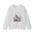 Matching Couple Sweatshirt - Wolf & Dove Matching Couple Premium Fleece Sweatshirt Vintage Art His Hers Honeymoon Gift - Design A