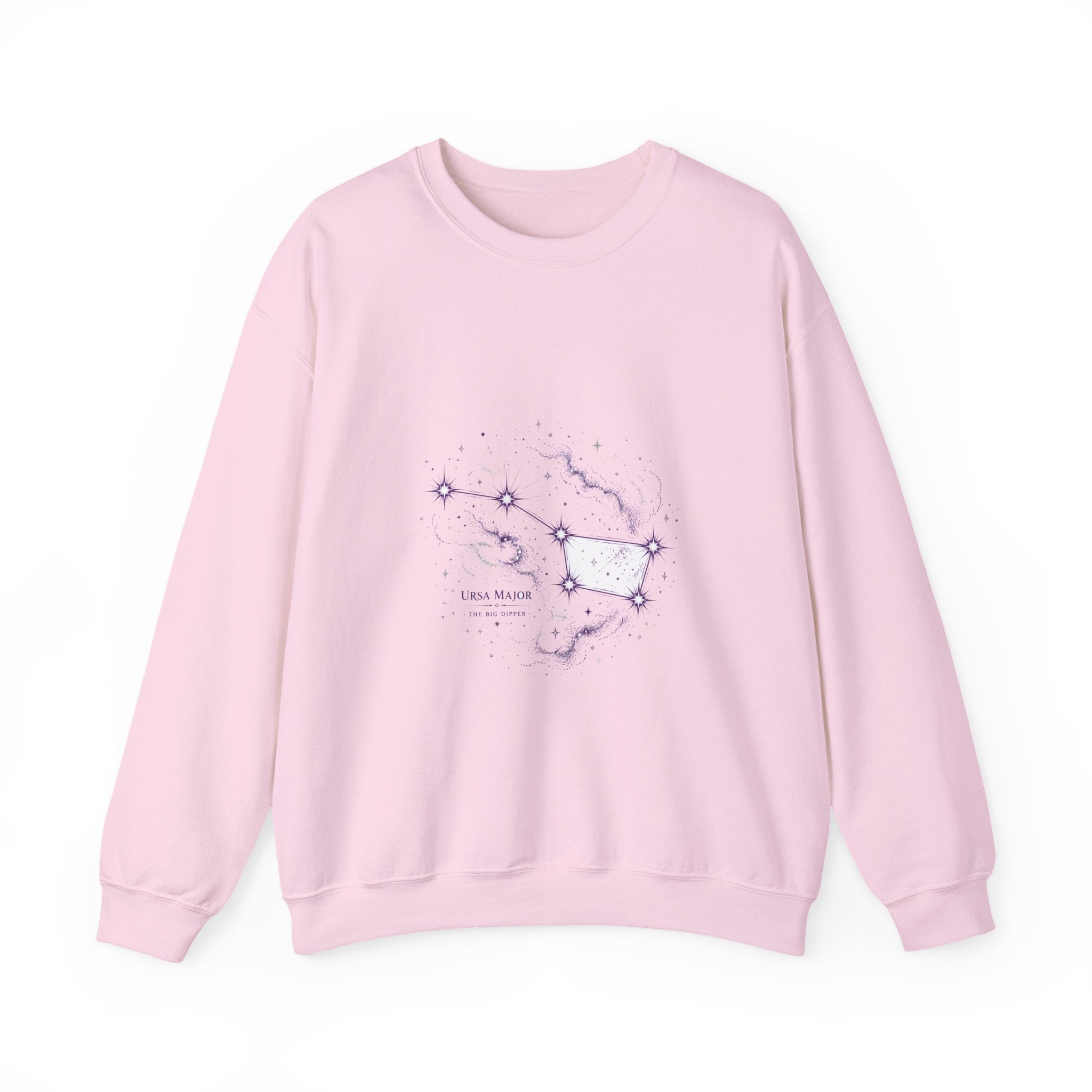 Matching Couple Sweatshirt - Big & Little Dipper Matching Couple Comfort Colors Crew Hand-Drawn Art His Hers Anniversary Gift - Design A