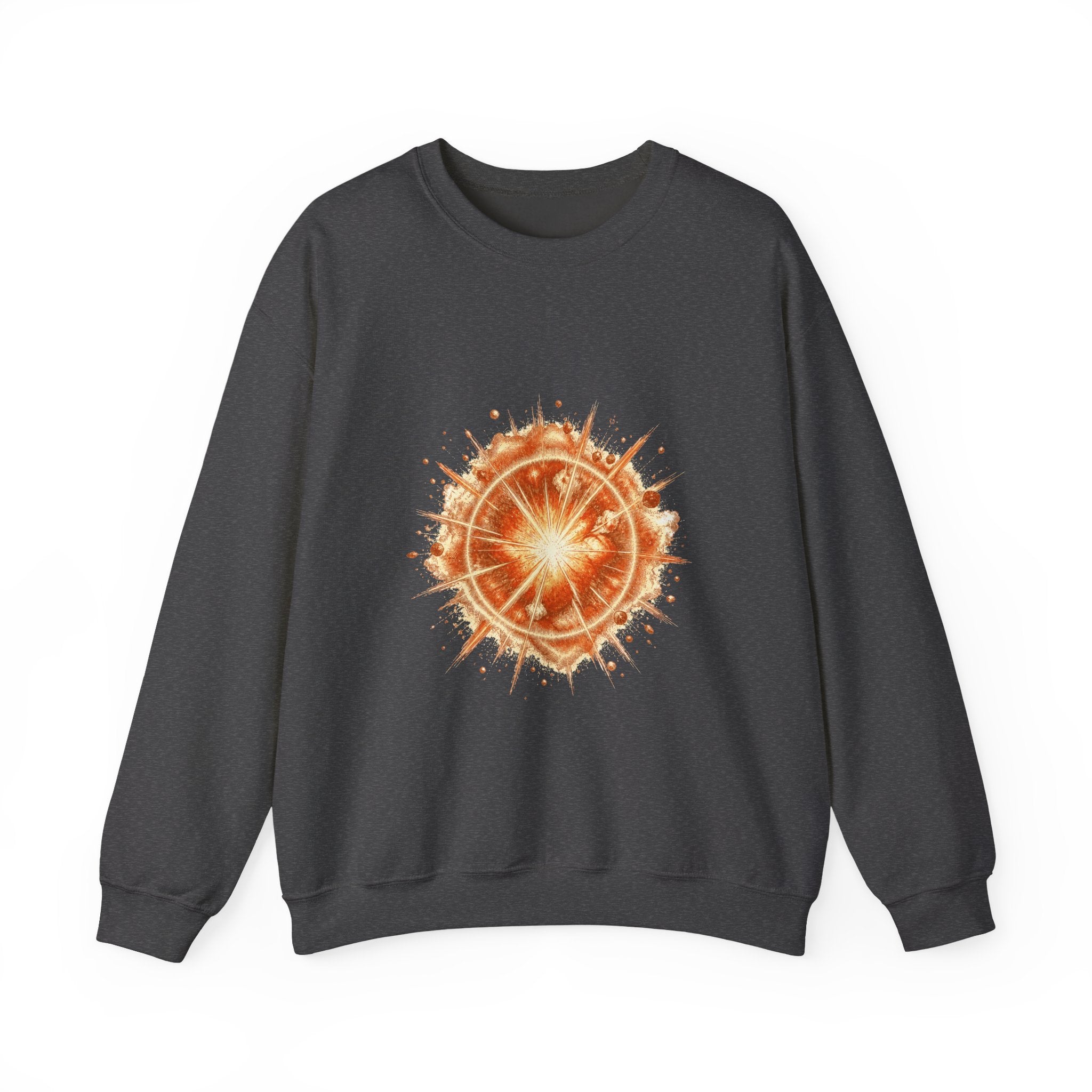 Matching Couple Sweatshirt - Galaxy & Supernova Matching Couple Crewneck Sweatshirt Hand-Drawn Art His Hers Best Friend Gift - Design B