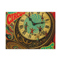 Pocket Watch Performers Wall Art Canvas 24×36 Psychedelic Dining Room Decor Maximalist Print