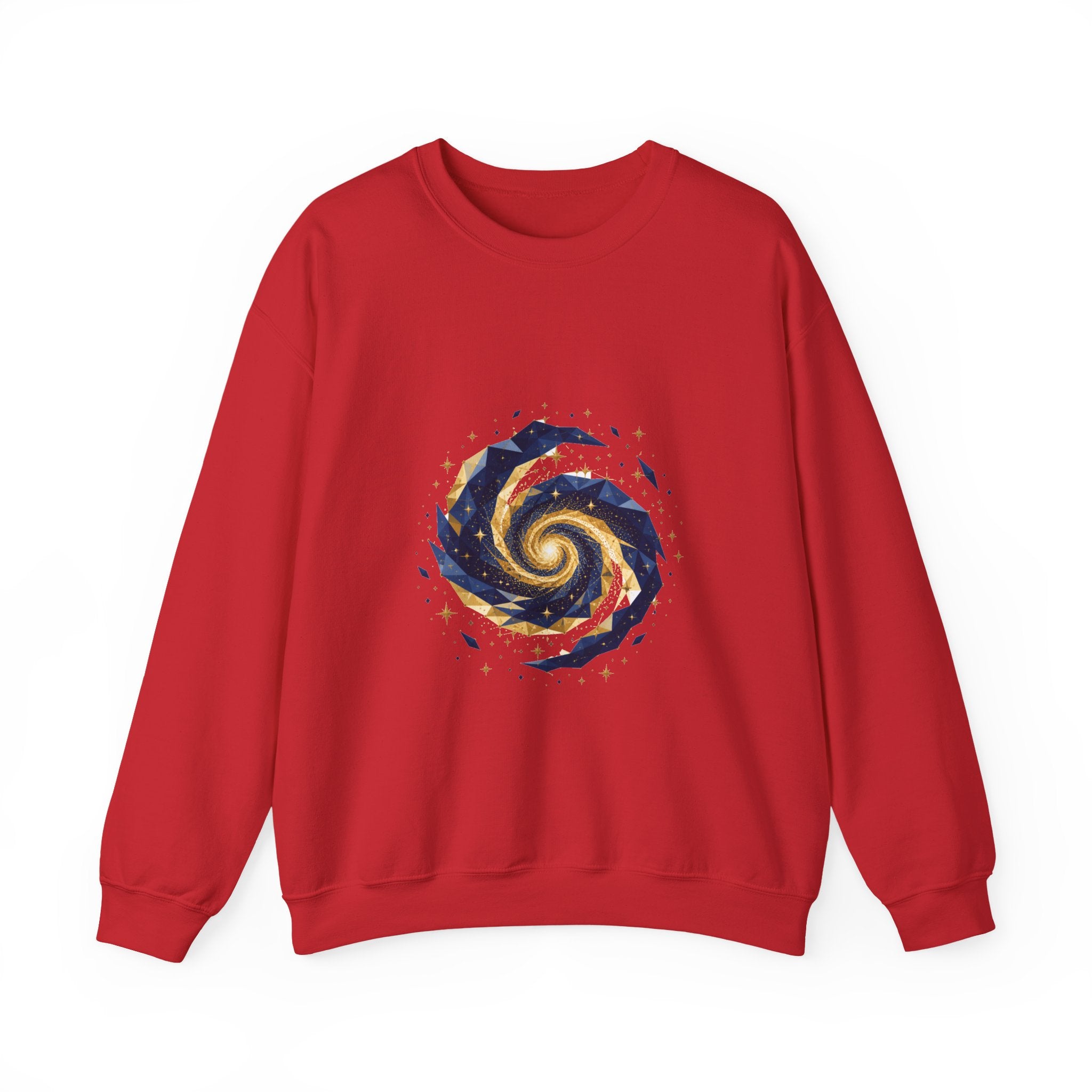 Matching Couple Sweatshirt - Galaxy & Supernova Matching Couple Comfort Colors Crew Geometric Art His Hers Love Gift - Design A