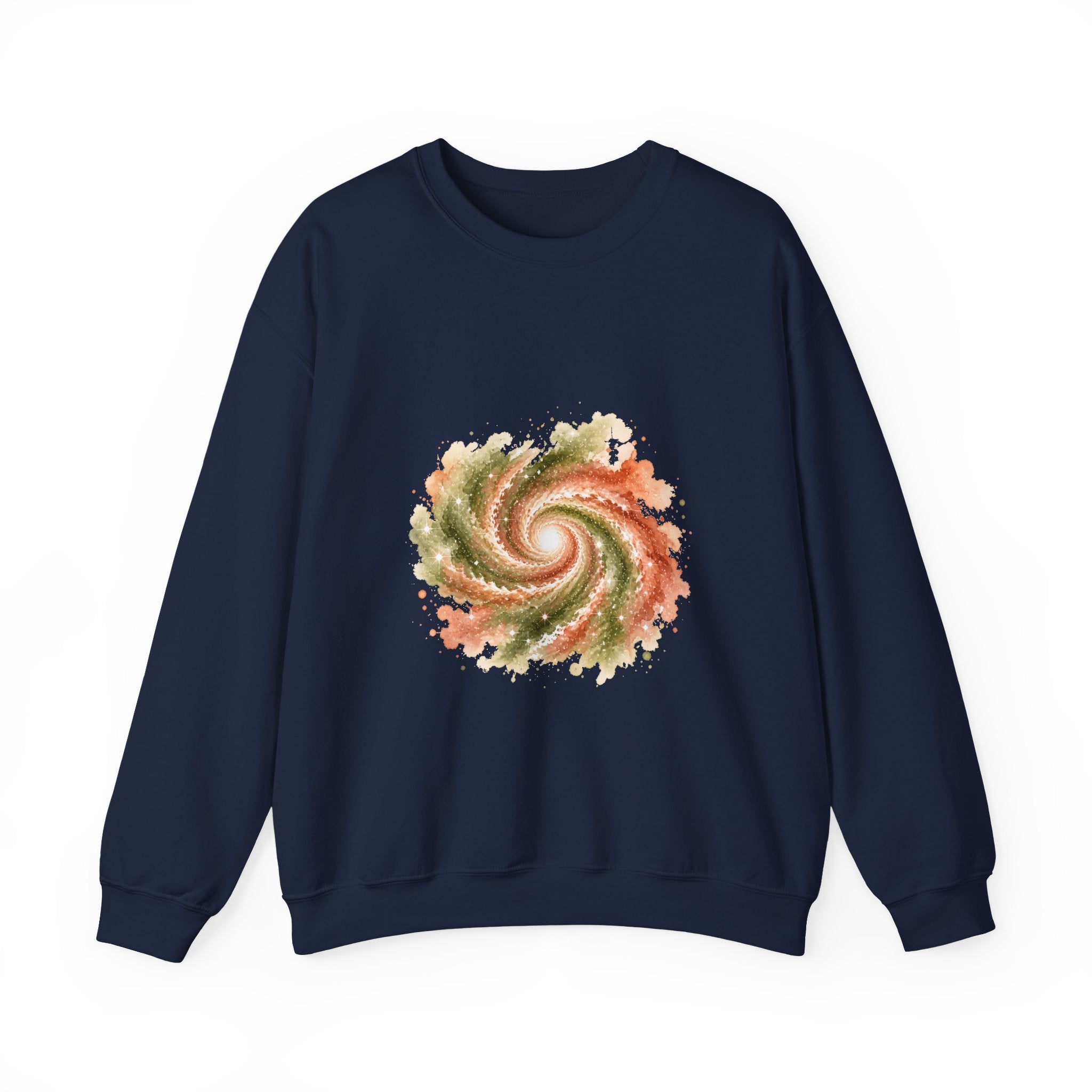 Matching Couple Sweatshirt - Galaxy & Supernova Matching Couple Crewneck Sweatshirt Watercolor Art His Hers Engagement Gift - Design A
