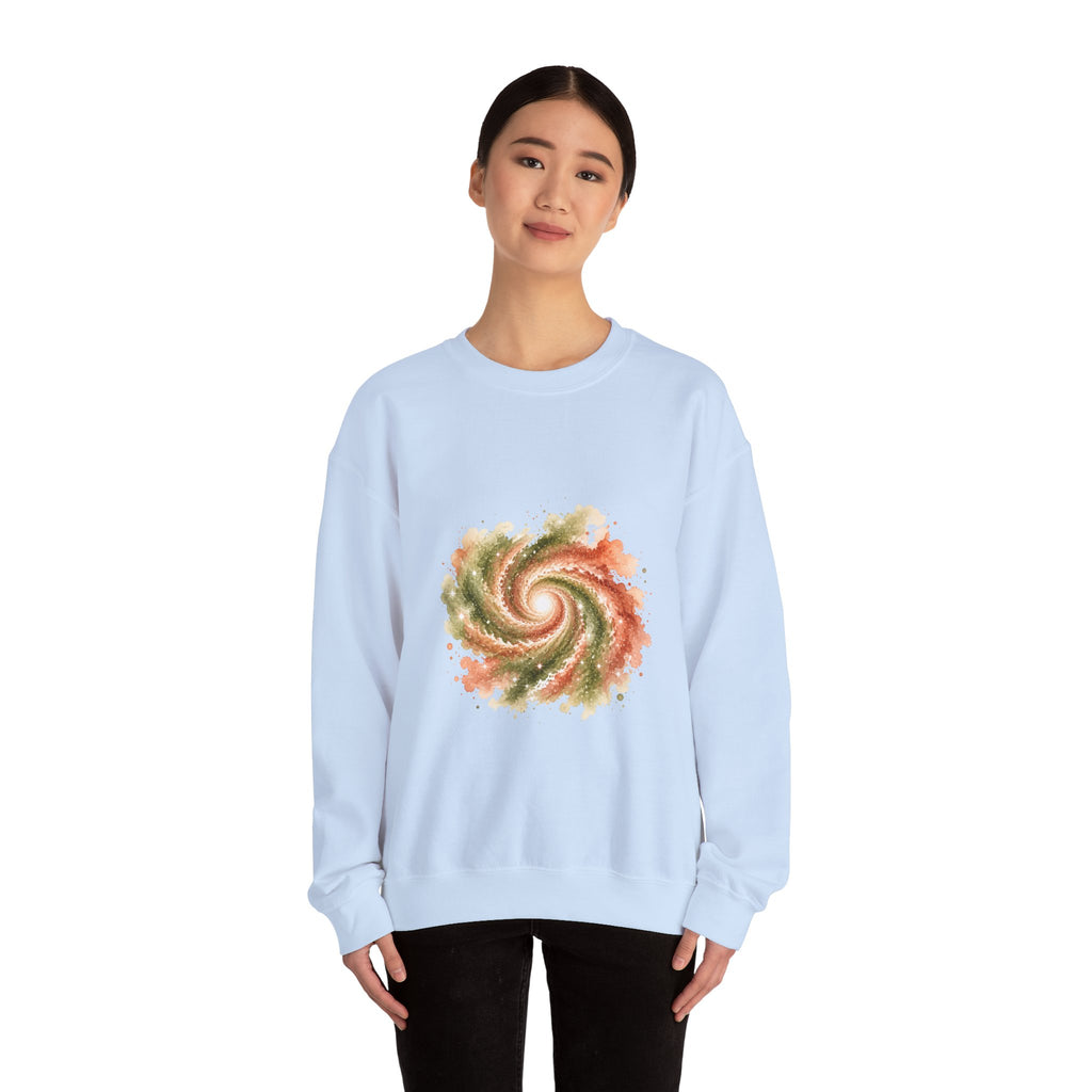 Matching Couple Sweatshirt - Galaxy & Supernova Matching Couple Crewneck Sweatshirt Watercolor Art His Hers Engagement Gift - Design A