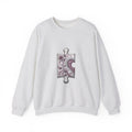 Matching Couple Sweatshirt - Puzzle Pieces Matching Couple Premium Fleece Sweatshirt Vintage Art His Hers Honeymoon Gift - Design A