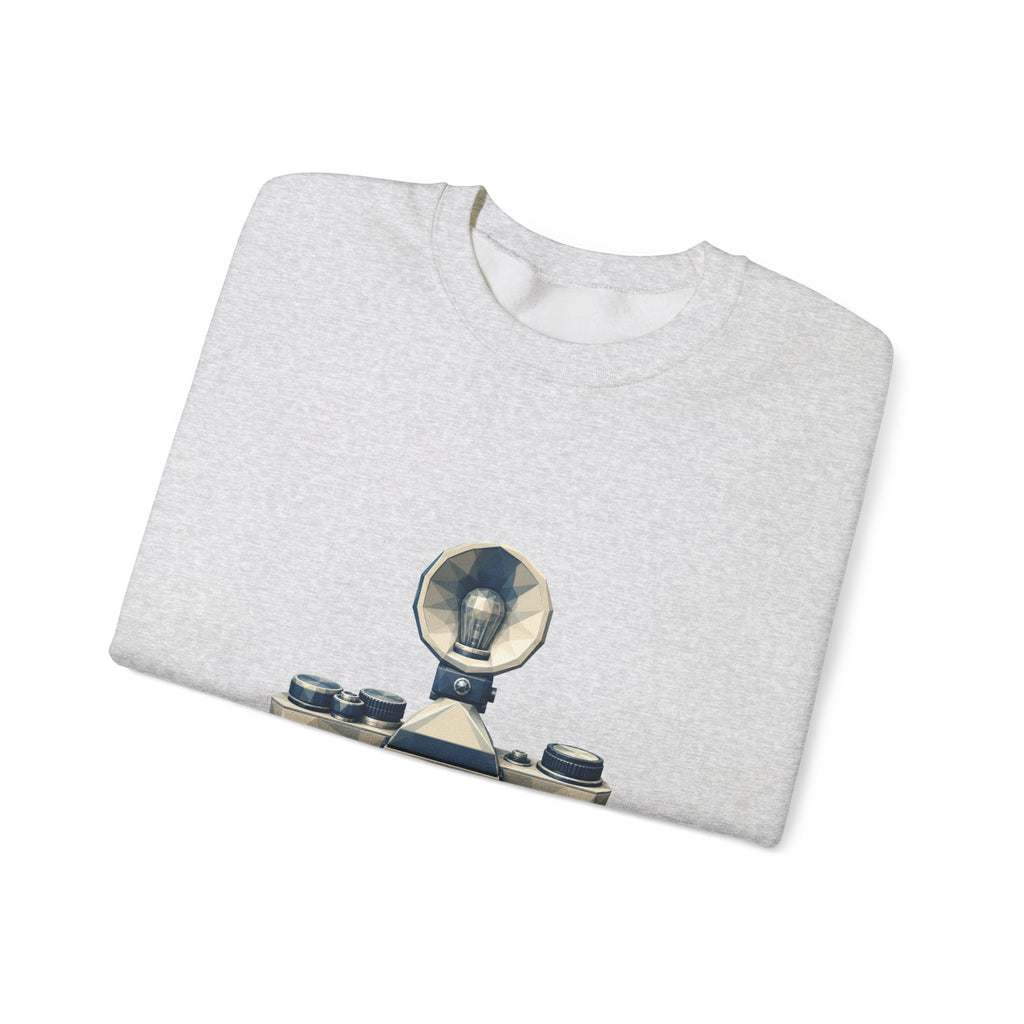 Matching Couple Sweatshirt - Camera & Film Matching Couple Comfort Colors Crew Geometric Art His Hers Love Gift - Design A
