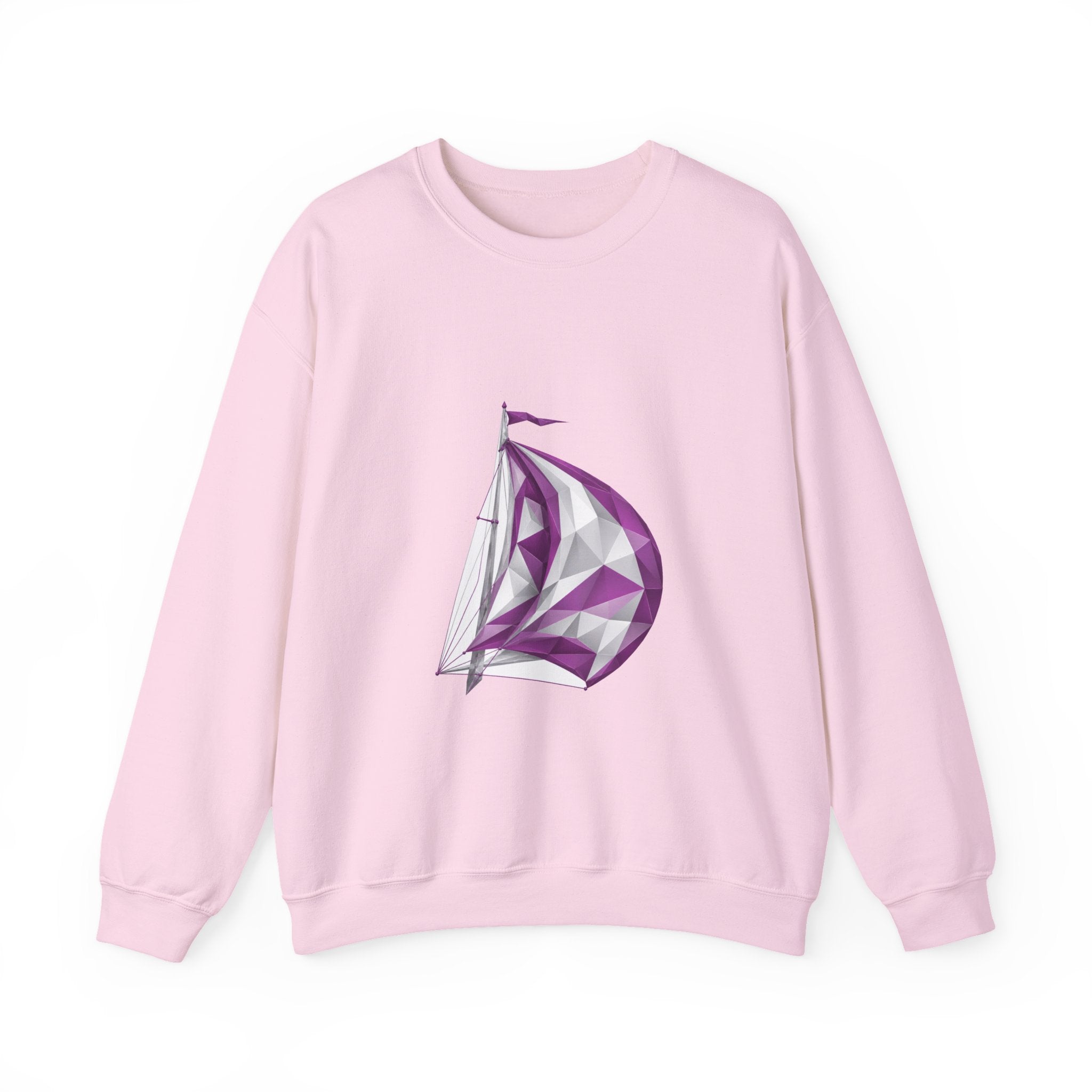Matching Couple Sweatshirt - Anchor & Sail Matching Couple Comfort Colors Crew Geometric Art His Hers Love Gift - Design B