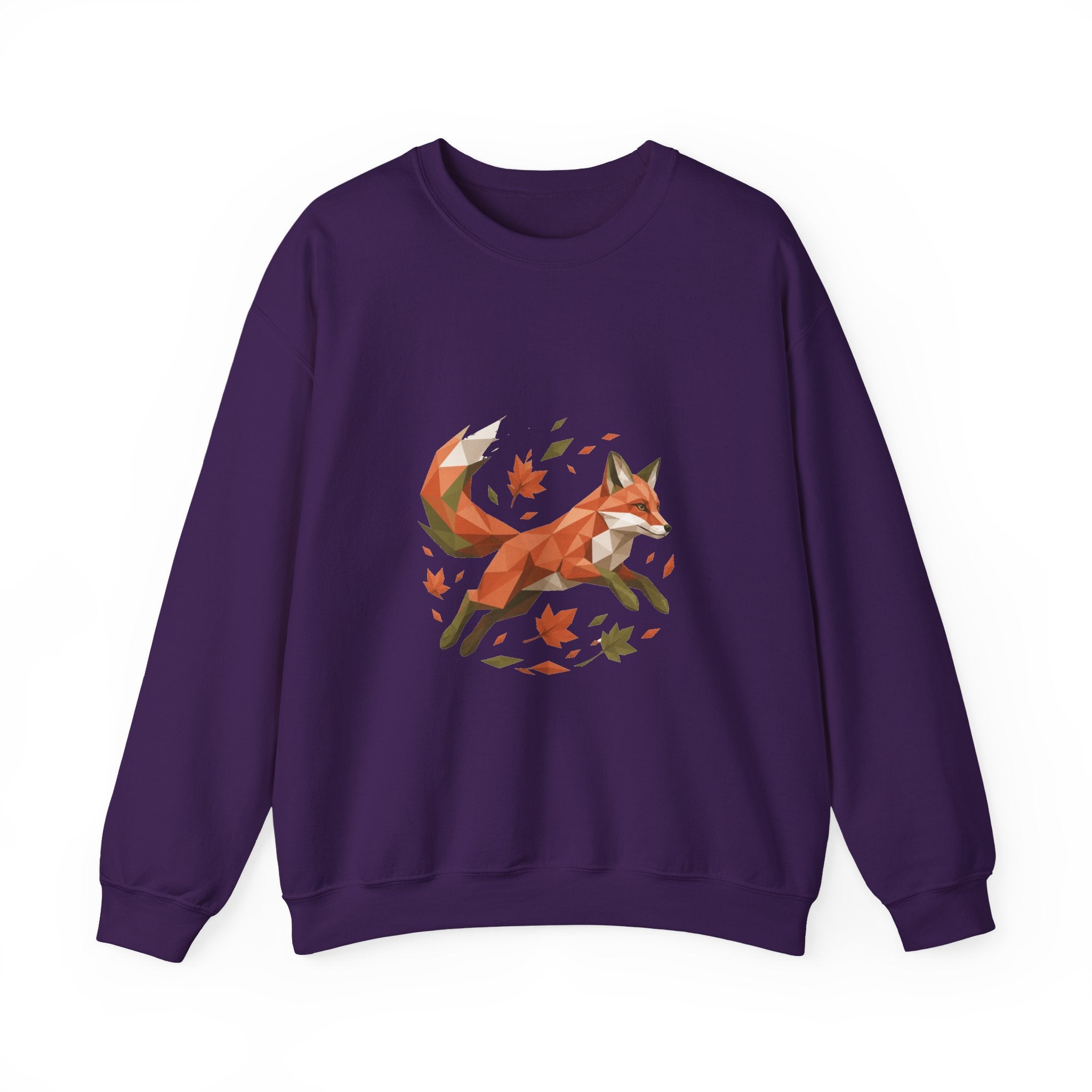 Matching Couple Sweatshirt - Fox & Rabbit Matching Couple Comfort Colors Crew Geometric Art His Hers Love Gift - Design A