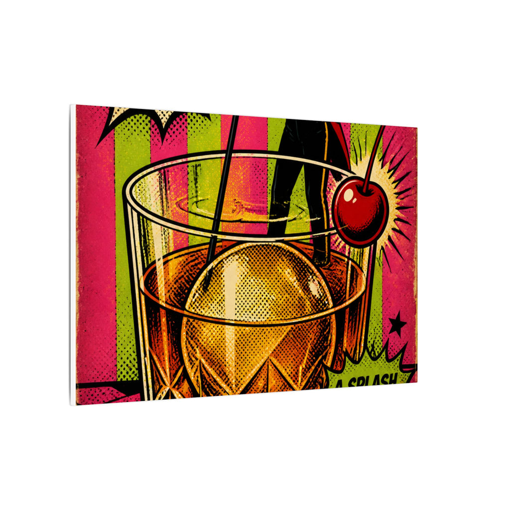 Old Fashioned Ringmaster Wall Art Canvas 24×36 Pop Art Restaurant Decor Maximalist Print