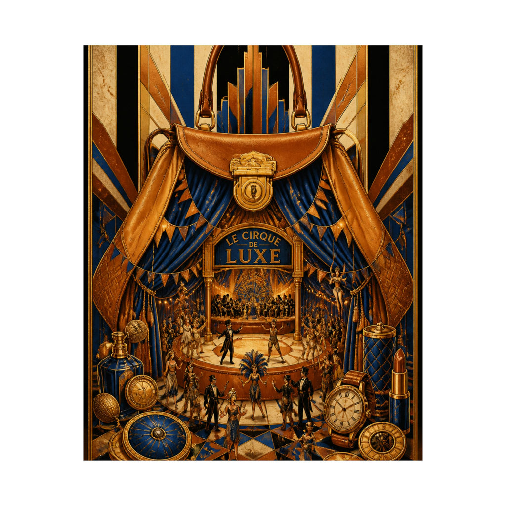 Handbag Big Top Wall Art Poster 24×36 Art Deco Bar Area Decor Maximalist Print