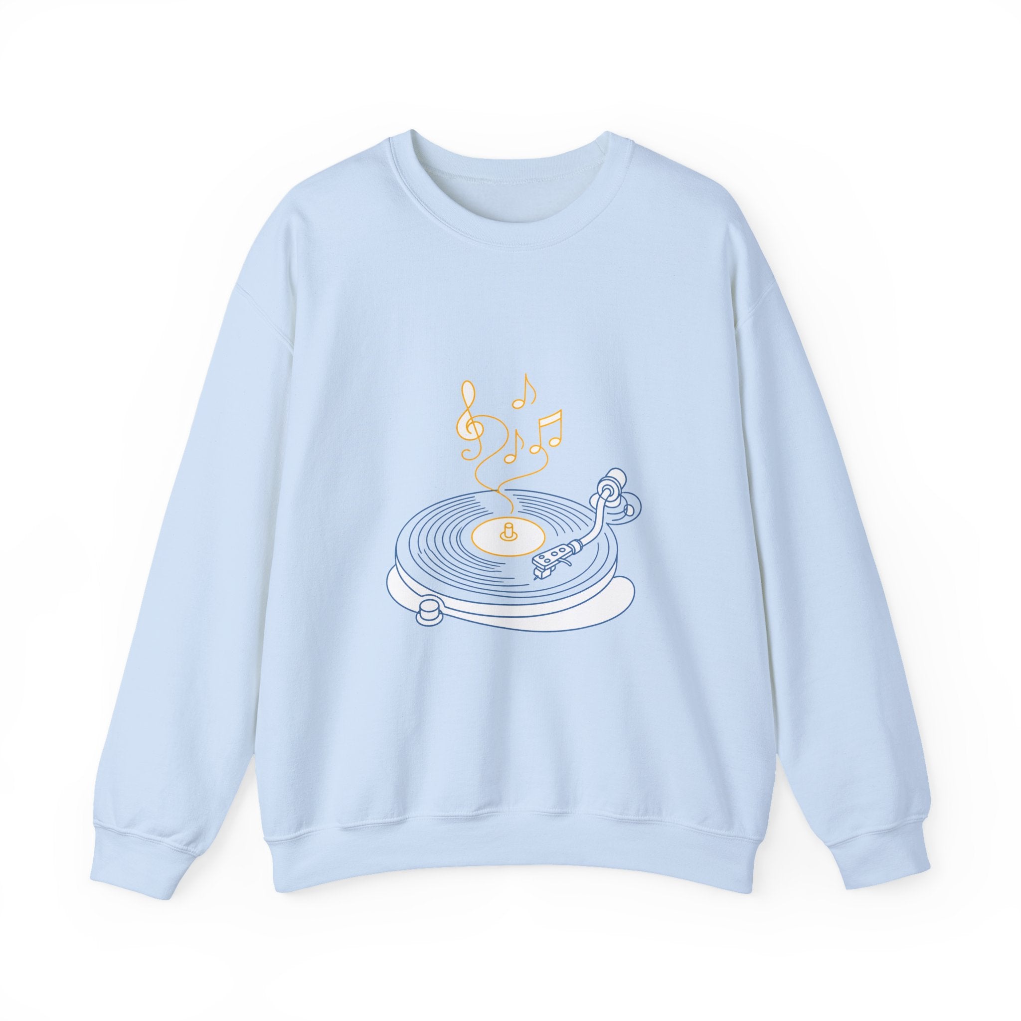 Matching Couple Sweatshirt - Vinyl & Cassette Matching Couple Premium Fleece Sweatshirt Minimalist Art His Hers Christmas Gift - Design A