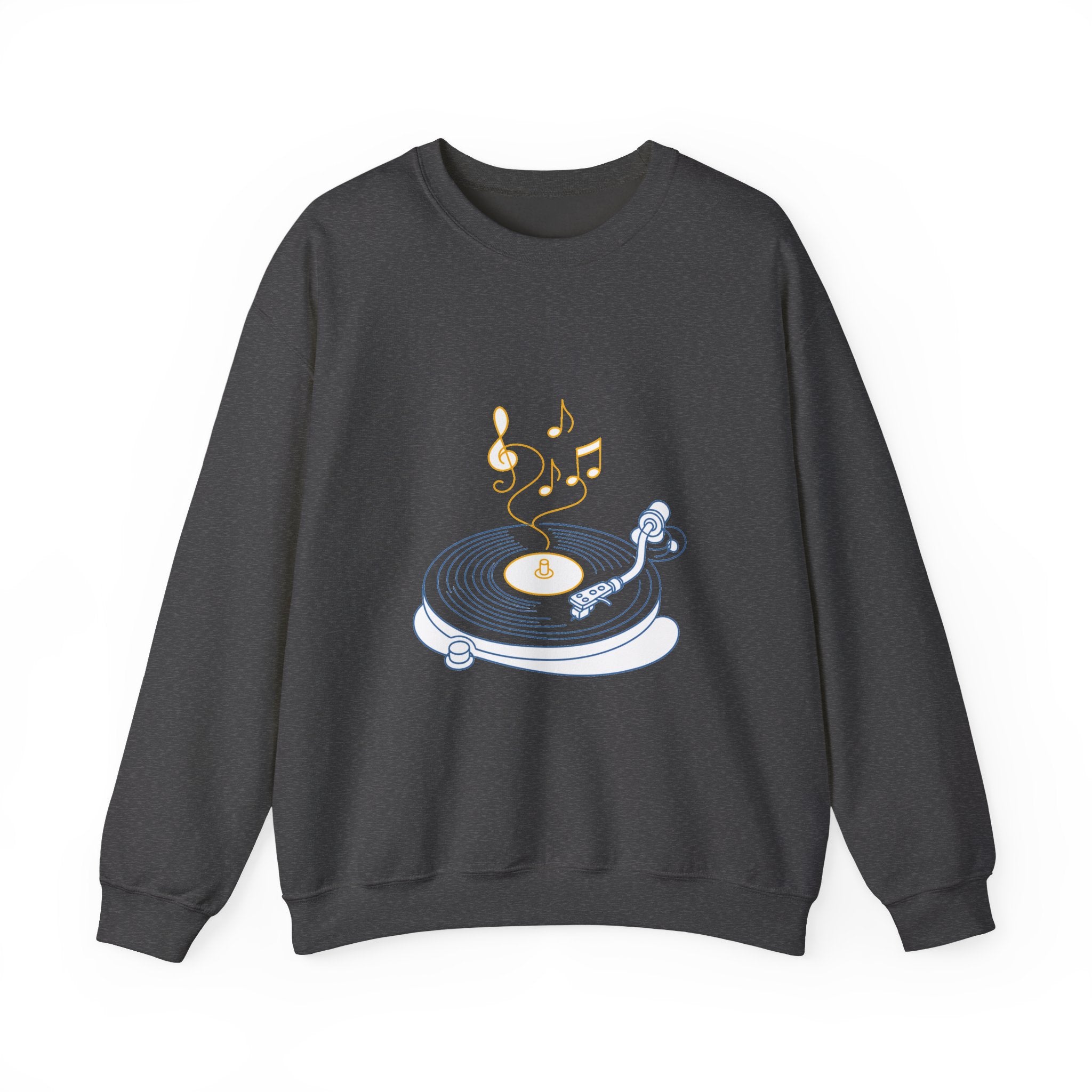 Matching Couple Sweatshirt - Vinyl & Cassette Matching Couple Premium Fleece Sweatshirt Minimalist Art His Hers Christmas Gift - Design A
