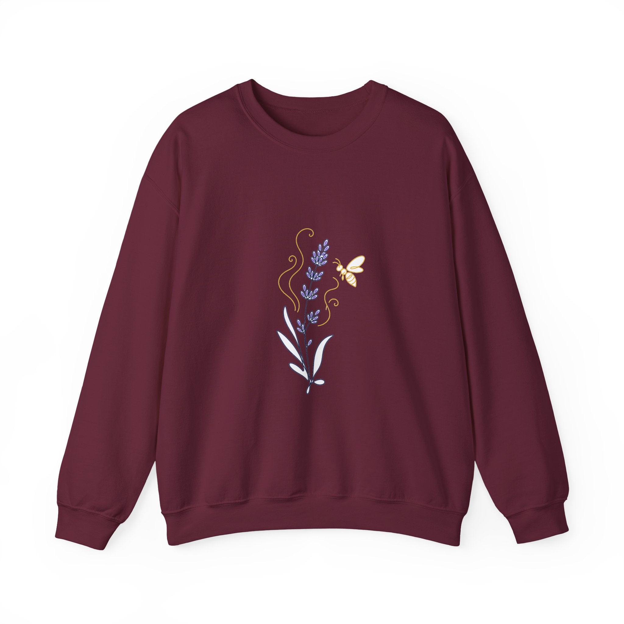Matching Couple Sweatshirt - Lavender & Thistle Matching Couple Comfort Colors Crew Minimalist Art His Hers Christmas Gift - Design A